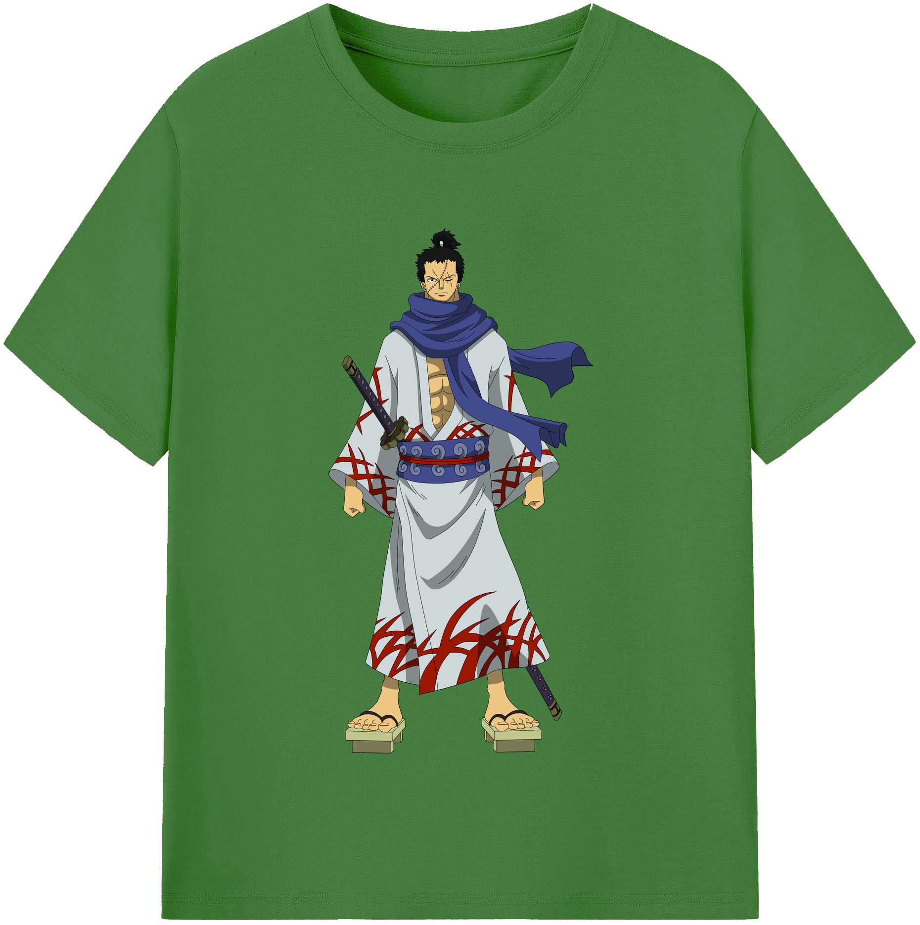 ワンピース ロロノア・ゾロ ONE PIECE Roronoa Zoro レディースカジュアルプリントTシャツ（綿100％）